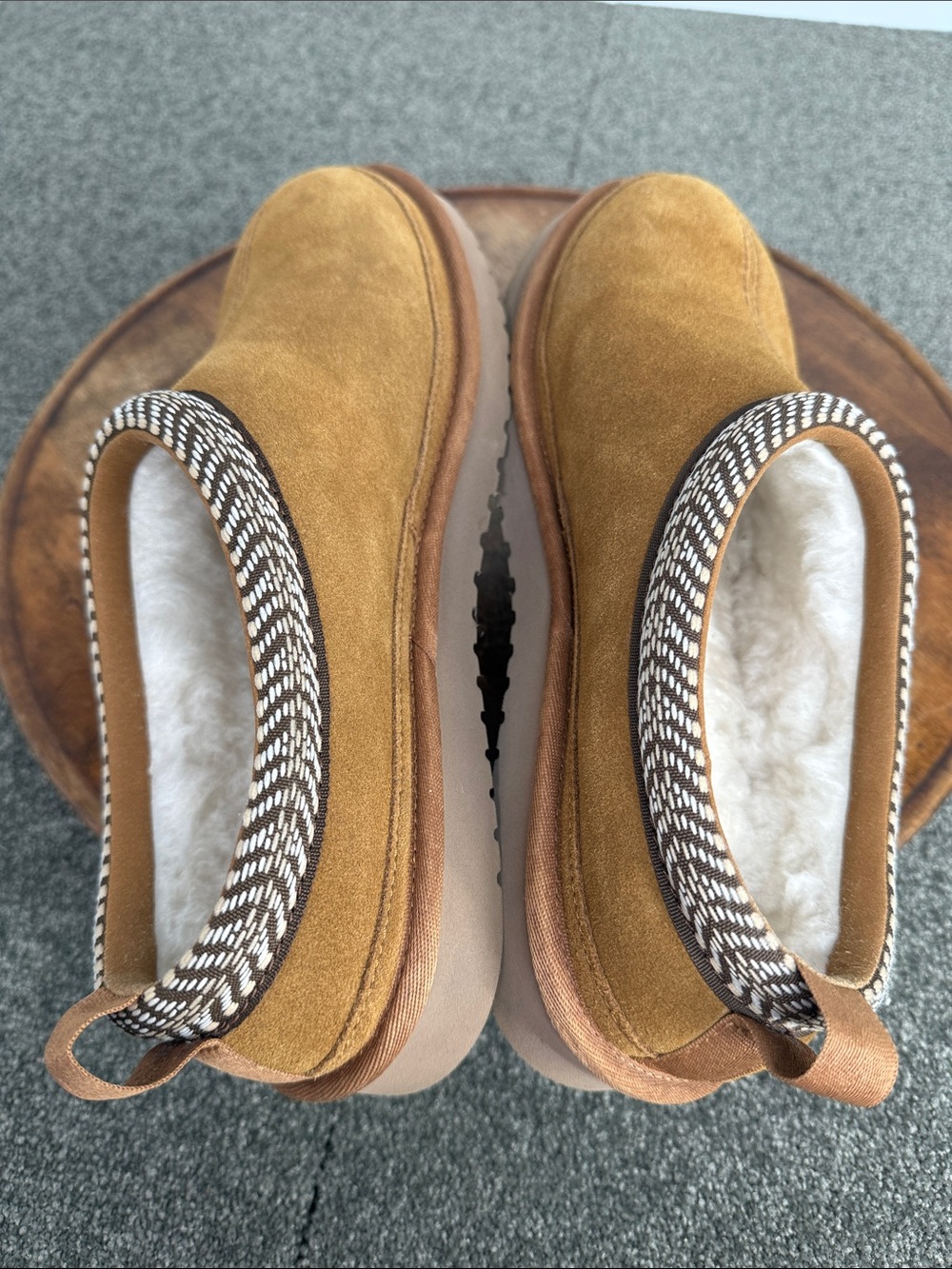 Koolaburra Ugg Slippers Wm 11 Burree Chestnut/Tan Suede Slip-On Clog Shoe - Picture 8 of 13